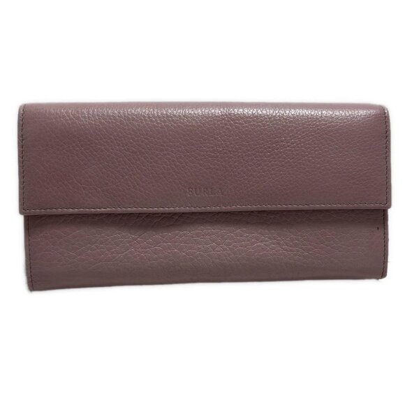 Furla Handbags - Auth FURLA - Light Pink Leather Long Wallet